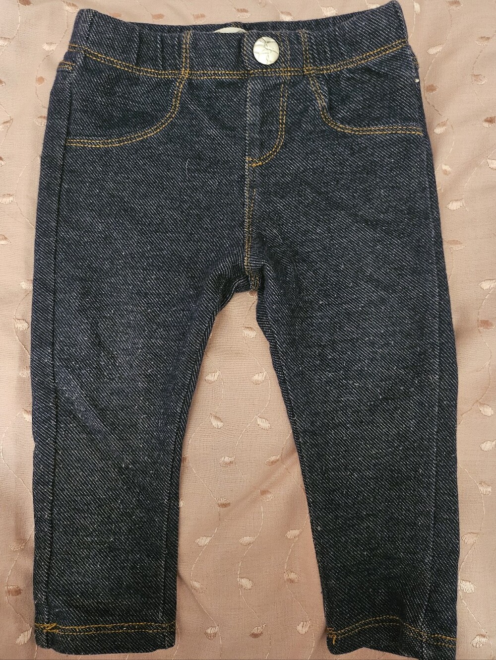 Jessica Simpson Baby / Toddler Dark Wash Stretch Denim Jeggings (Size 12M)